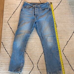 Levi’s 501 Original high waist straight leg jeans size 28